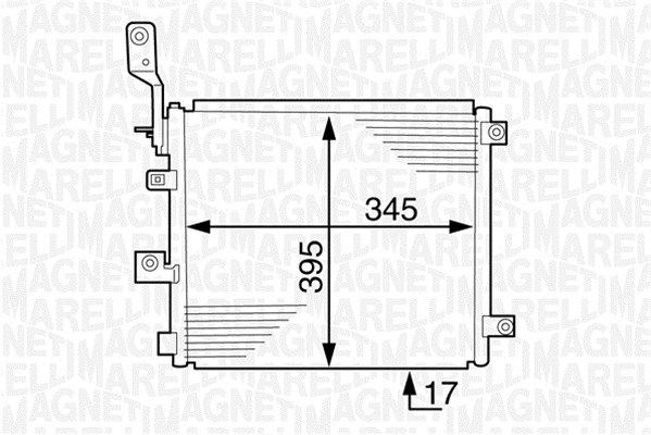 MAGNETI MARELLI Kondensaator,kliimaseade 350203614000